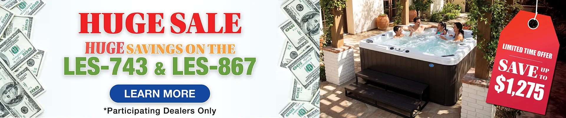 Calspas hot tub being used in a family setting - Provo